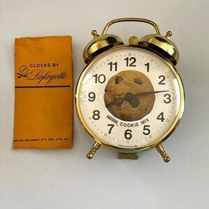 Clocks by Lafayette Nestle Cookie Mix Alarm Clock Vintage Collectible Works